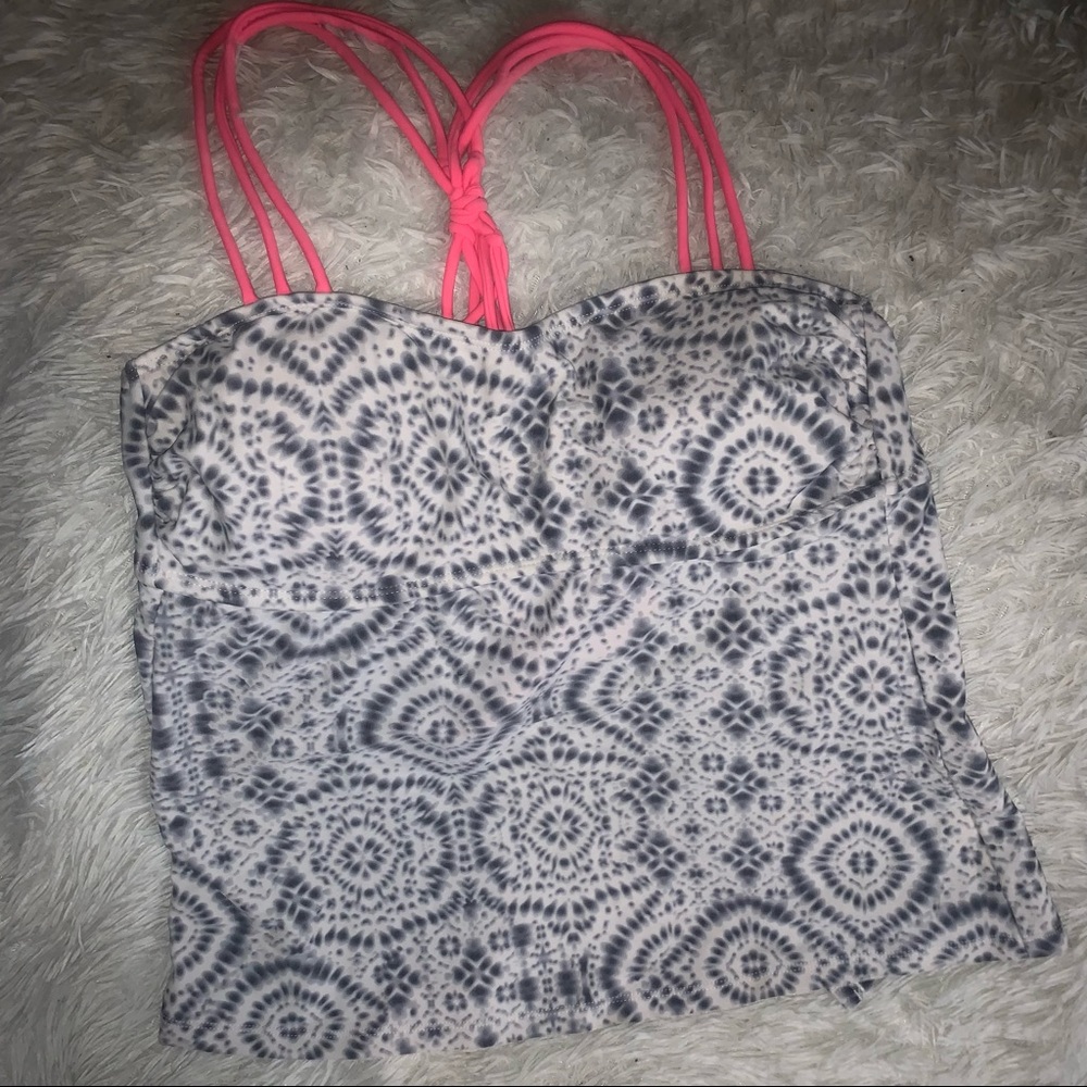 Tie Dye Style Swim Top